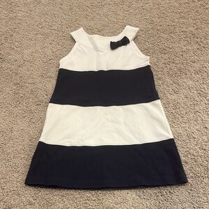 Gymboree Navy and White Striped Kids Dress